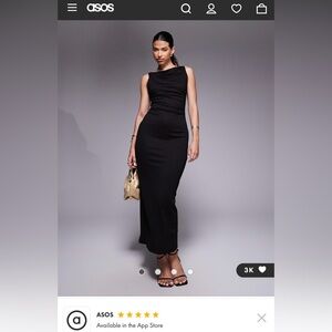 ASOS NWTbBlack Maxi Dress size US14